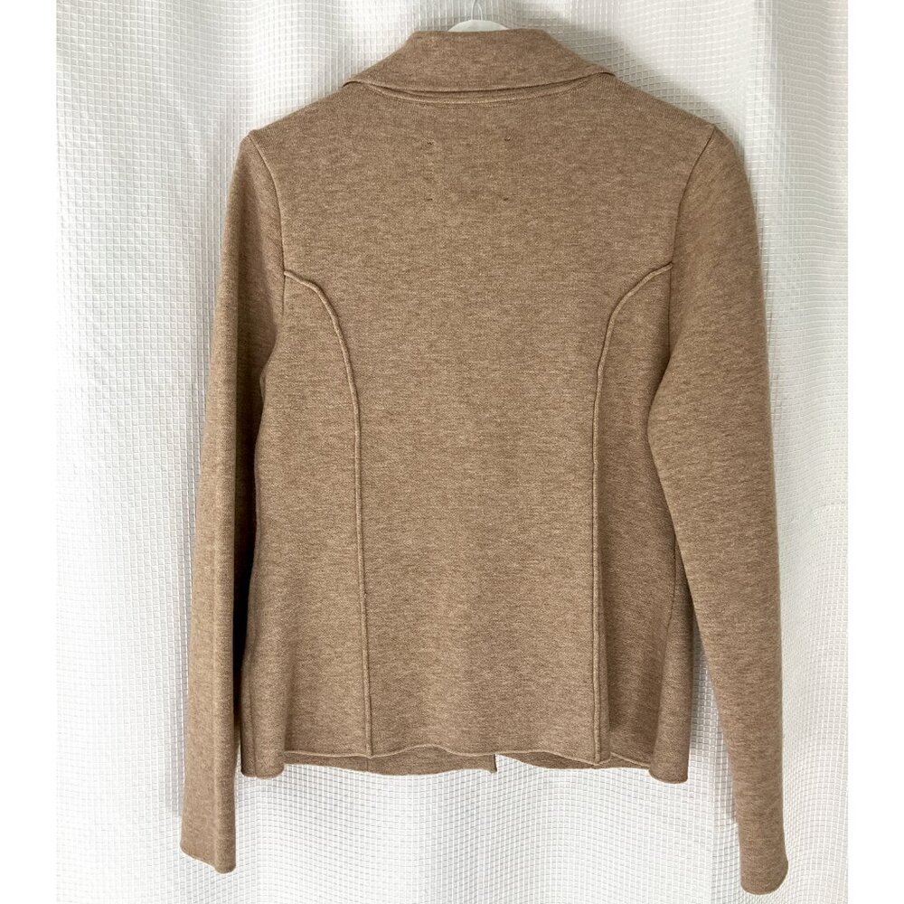 Anthropologie Knit Sweater Blazer, Small, Beige - Picture 2 of 6